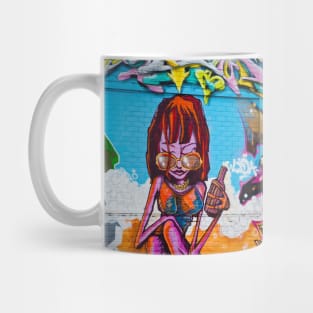 Graffiti Neck Gator Cool Woman Urban Art Mug